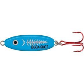 Northland Tackle Buck-Shot Coffin Spoon / 1-1/16" / 1/8 OZ - #8 HK/Super-GLO EXO Blue in Kuwait