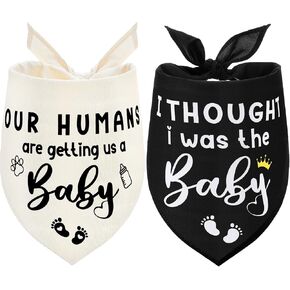 Big Sister & Baby in Training Dog Bandana, Dog Bandanas for Dogs Pet Accessories for Dogs Lovers Pregnancy Reveal Ideas, Soft Triangle Scarf for Small Medium Large Dogs Pet in Kuwait