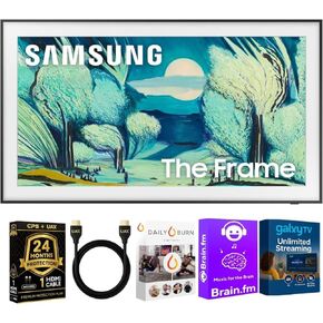 Samsung QN43LS03FKIT 43 inch The Frame LS03F QLED 4K Smart TV Bundle, Quantum HDR, Art Mode, Slim Fit Wall Mount, Alex in Kuwait