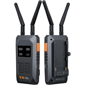 Lemorele Wireless Video Transmission System,656FT/200M Range - 1080P@60Hz Wireless HDMI Loopout,50ms Ultra Low Latency, Plug & Play, Multi-Scenario Streaming for Projector, Camera, Laptop(1TX and 1RX) in Kuwait