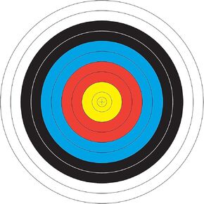 Archery 40cm & 80cm Targets by Longbow (25 Pack, 80cm Archery Paper) in Saudi Arabia