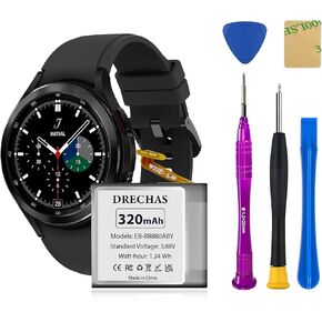 [320mAh] EB-BR880ABY Battery for Samsung Galaxy Watch 4 Classic SM-R880 SM-R885 (42mm)/Galaxy Watch 4 SM-R860 SM-R865 (40mm) with Repair Tool Kits in Kuwait