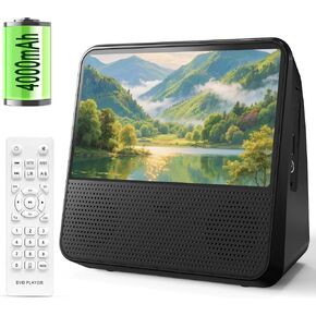 9.8 "مشغل أقراص DVD المحمولة للسيارة ، شاشة عالية الدقة 7 بوصة ، مشغل DVD السفر المدمج في مكبرات الصوت المزدوجة HIFI ، بطارية قابلة لإعادة الشحن 6 ساعات ، Bluetooth/USB/AUX PORT/SYNC TV/REFER in Kuwait