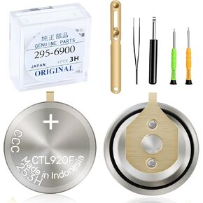 بطارية ساعة 295-6900 متوافقة مع سيتيزن إيكو درايف 295-6900 CTL920F تناسب E210 E260 E270 E310 E600 E610 E690 G900 H610 U706 بطارية قابلة لإعادة الشحن بمكثف مختوم in Kuwait