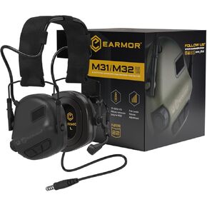Upgrade EARMOR M32 PLUS Tactical Headset with MIC, Noise Canceling Shooting Ear Protection with U-174 Connector in Saudi Arabia
