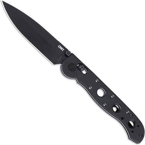سكين جيب قابل للطي CRKT M16-03KS: شفرة ساندفيك الفولاذية بمقبض من الفولاذ المقاوم للصدأ، وفتحة زعنفة كارسون، وقفل الإطار in Kuwait