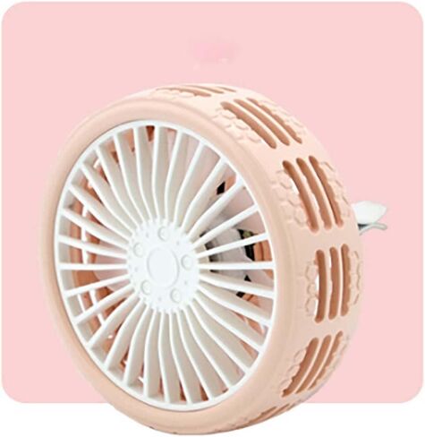 USB Car Fan, Portable ABS Car Fan, Night Light Clip Fan, Angle Rotatable Car Fan, for Forall Family Cars, Small Compact Midsize, Trucks Or Sizeable Full-Size Sedan SUV Motorhomes, Green in Saudi Arabia