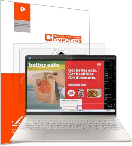 YINOVEEN 2 واقي شاشة مضاد للوهج لجهاز 2025 Lenovo Yoga 7 / 7i 2 في 1 14 بوصة (14ILL10 14AKP10) كمبيوتر محمول بشاشة تعمل باللمس، 5H، مضاد للخدش، يقلل من إجهاد العينين in Saudi Arabia