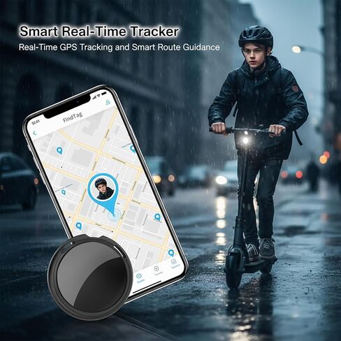 Car Tracker Compatible with Apple Find My(iOS Only)Mini Item GPS Tracking Device with Hidden Magnetic Case Anti Theft Locator No Subscription Global Network Waterproof for Vehicles Trucks Fleet Assets in Kuwait