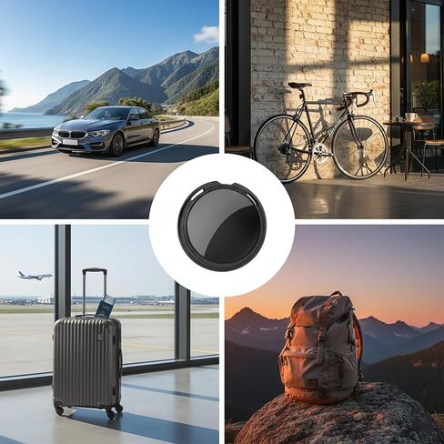 Car Tracker Compatible with Apple Find My(iOS Only)Mini Item GPS Tracking Device with Hidden Magnetic Case Anti Theft Locator No Subscription Global Network Waterproof for Vehicles Trucks Fleet Assets in Kuwait