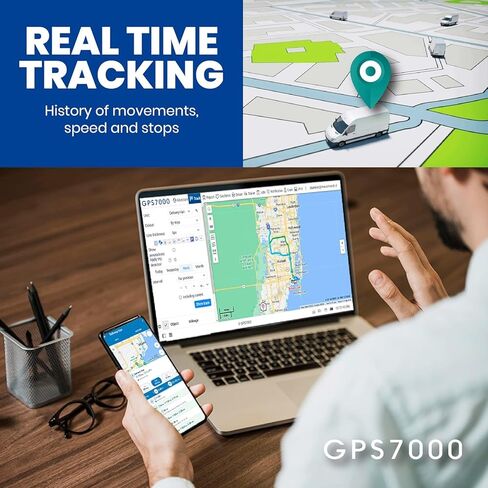GPS7000 Hidden Vehicle GPS Tracker for Vehicles | 12 Months Service Included | 4G Car GPS Tracker Device | Easy Self-Installation | Real-Time Vehicle Tracking | Optional Renewal, No Mandatory Fees in Saudi Arabia