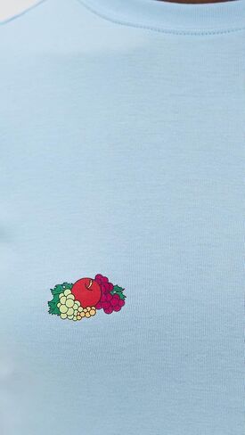 تي شيرت HOMMEGIRLS للسيدات من Homme Girls x Fruit of The Loom Baby مع شعار مزدوج in Kuwait