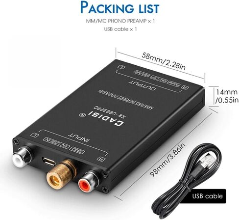 Mini MM MC Phono Stage RIAA Preamp القرص الدوار مشغل تسجيلات الفينيل المضخم 1x in Kuwait