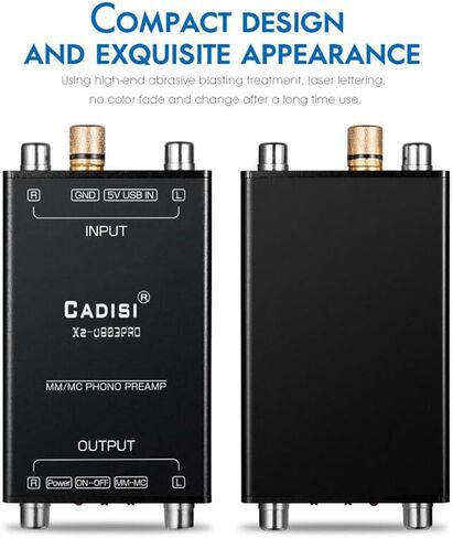 Mini MM MC Phono Stage RIAA Preamp القرص الدوار مشغل تسجيلات الفينيل المضخم 1x in Kuwait