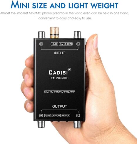 Mini MM MC Phono Stage RIAA Preamp القرص الدوار مشغل تسجيلات الفينيل المضخم 1x in Kuwait