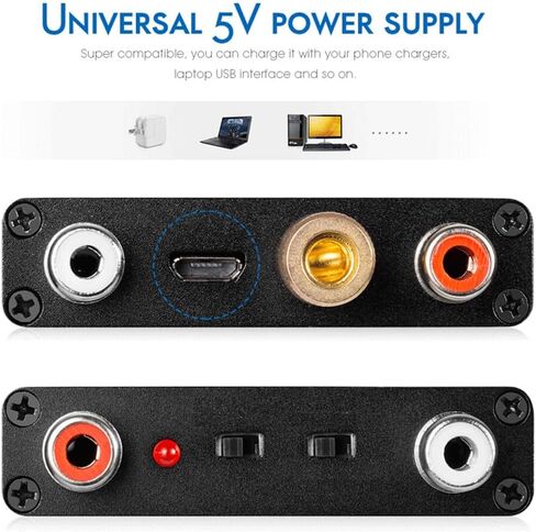 Mini MM MC Phono Stage RIAA Preamp القرص الدوار مشغل تسجيلات الفينيل المضخم 1x in Kuwait