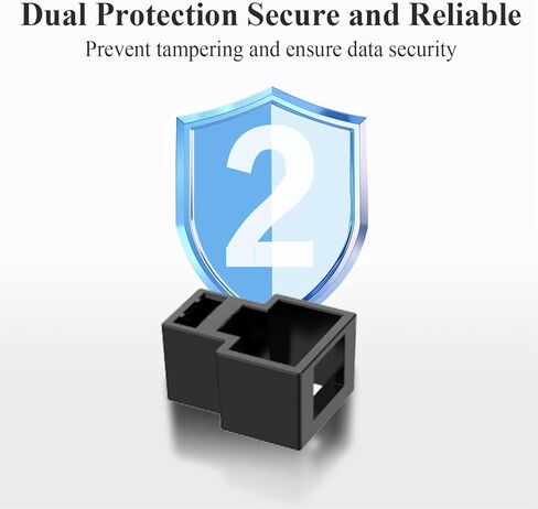 35 قطعة قفل أمان لمنفذ الشبكة RJ45 مع 3 مفاتيح، قفل كابل إيثرنت قابل للإزالة، يوفر الحماية المادية لأجهزة الكمبيوتر المحمولة وأجهزة الكمبيوتر وأجهزة شبكة RJ45 (5 قطع لكل لون) in Kuwait