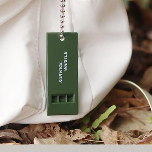 2-Pack Large Loud Survival Whistles Emergency Signaling Whistles with Keychain for Outdoor Safety in Saudi Arabia