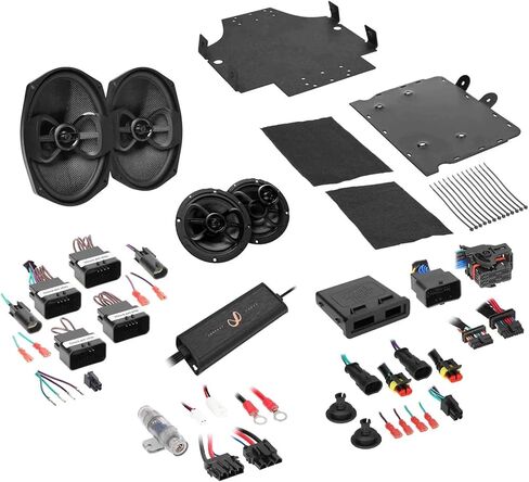 Infinity Perfect 4SPKSYS 4-Speaker Plug-n-Play kit Compatible with 2014 up HD StreetGlide/Road Glide (6.5" and 6x9 Bag lids) in Saudi Arabia