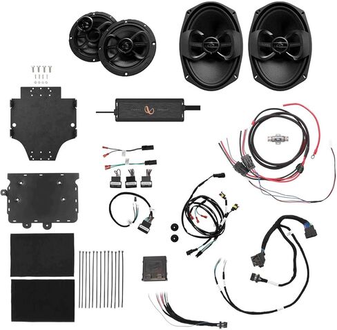 Infinity Perfect 4SPKSYS 4-Speaker Plug-n-Play kit Compatible with 2014 up HD StreetGlide/Road Glide (6.5" and 6x9 Bag lids) in Saudi Arabia