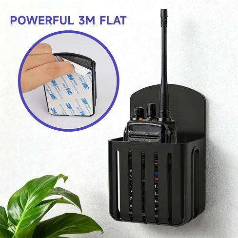 4PCS Walkie Talkies Holder for BAOFENG, Universal Two Way Radio Bracket for pxton, Self-Adhesive Wall Mount Bracket with Adhesive Back Rack for Motorola Midland MOICO in Saudi Arabia
