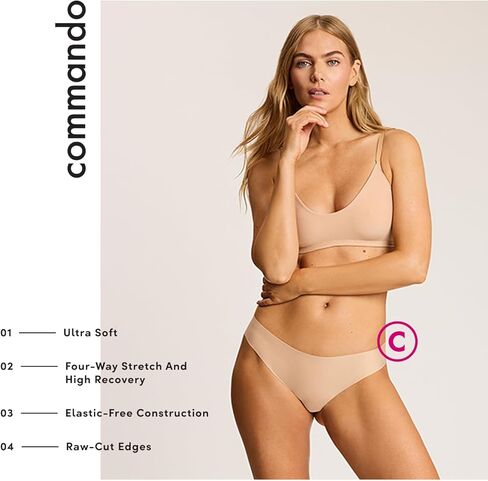 commando Women's Butter Mid-Rise Thong 3-Pack Gp202 in Saudi Arabia