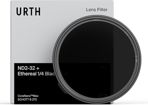 Urth 39mm Variable ND2-32 + Ethereal Black Mist ¼ Diffusion Lens Filter (Pro) — Professional-Grade Advanced Nano Multi-Coated Camera Filters for Enhanced Polarization and Cinematic Effect in Saudi Arabia