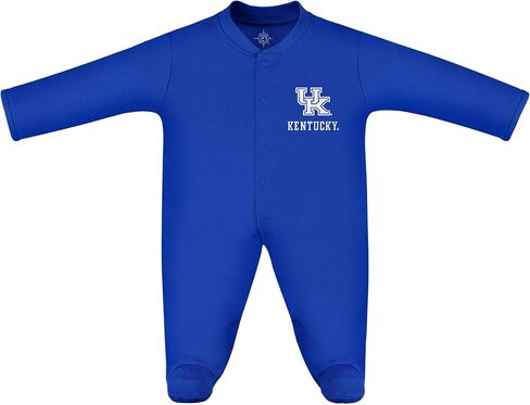Creative Knitwear College Baby Infant Long Sleeve Footed Romper - Team Logo, Multiple Colors, Unisex (0-9 Months) in Saudi Arabia