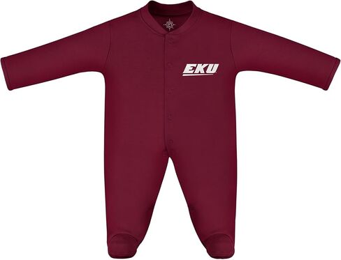 Creative Knitwear College Baby Infant Long Sleeve Footed Romper - Team Logo, Multiple Colors, Unisex (0-9 Months) in Saudi Arabia