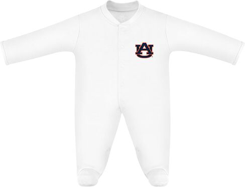 Creative Knitwear College Baby Infant Long Sleeve Footed Romper - Team Logo, Multiple Colors, Unisex (0-9 Months) in Saudi Arabia