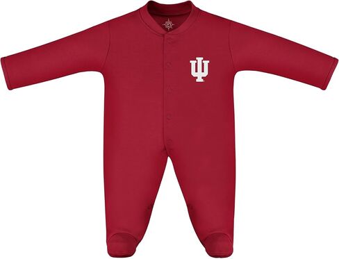 Creative Knitwear College Baby Infant Long Sleeve Footed Romper - Team Logo, Multiple Colors, Unisex (0-9 Months) in Saudi Arabia