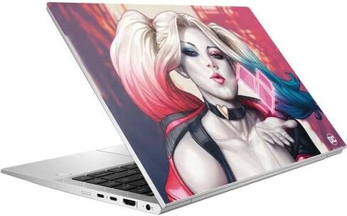 ملصق Skinit للكمبيوتر المحمول متوافق مع HP Elitebook 840 G7 - تصميم رسوم متحركة مرخص رسميًا من Warner Bros Harley Quinn in Kuwait