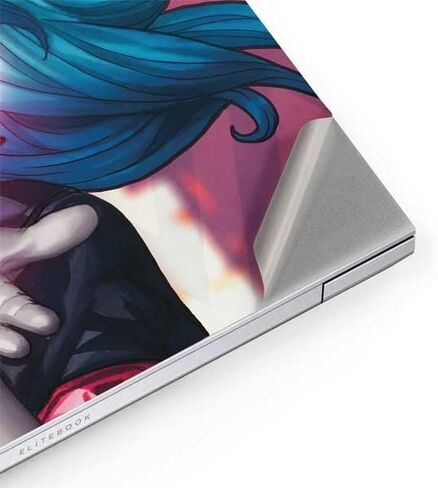 ملصق Skinit للكمبيوتر المحمول متوافق مع HP Elitebook 840 G7 - تصميم رسوم متحركة مرخص رسميًا من Warner Bros Harley Quinn in Kuwait