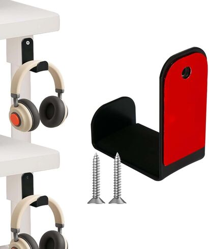 قطعتان من حامل سماعات الرأس، حامل سماعات لاصق مع وسادة مطاطية، خطاف سماعة رأس لاصق للمكتب أو الحائط، حامل سماعات رأس مع براغي، ملحقات مكتب الألعاب لجميع سماعات الرأس in Kuwait