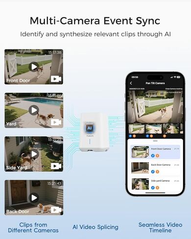 MUBILLIFE M4B Security System (TF Card Not Included), Supports 128GB Local Storage, Compatible with M802 Cameras, Encrypted Footage Storage, Built-in Local AI, Dual-Band 2.4/5GHz WiFi Support in Saudi Arabia