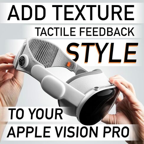 ملحقات أبل فيجن برو. TouchProtect متوافق مع Apple Vision Pro - أضف الملمس والملمس إلى التاج الرقمي وأزرار القائمة! غطاء حماية فيجن برو in Kuwait