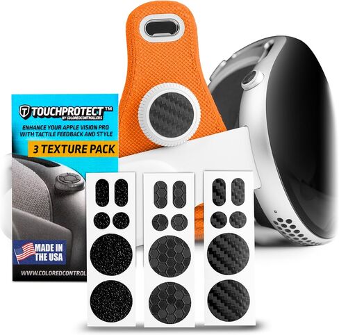ملحقات أبل فيجن برو. TouchProtect متوافق مع Apple Vision Pro - أضف الملمس والملمس إلى التاج الرقمي وأزرار القائمة! غطاء حماية فيجن برو in Kuwait