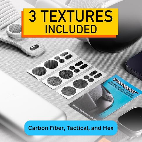 ملحقات أبل فيجن برو. TouchProtect متوافق مع Apple Vision Pro - أضف الملمس والملمس إلى التاج الرقمي وأزرار القائمة! غطاء حماية فيجن برو in Kuwait