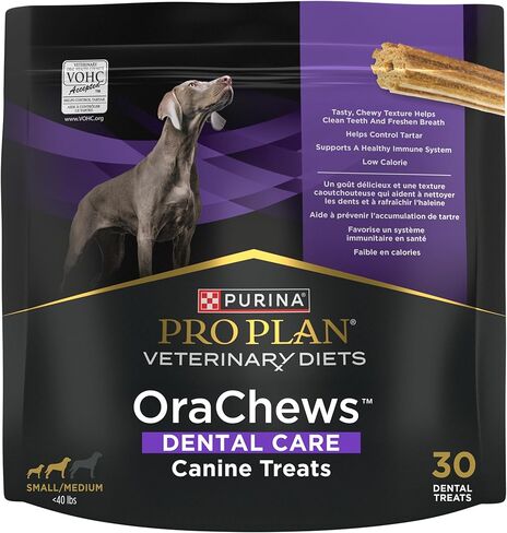 Pro Plan Veterinary Diets Purina OraChews - Large Breed Dental Chews for Dogs - 30 Treats in Saudi Arabia