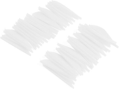 YLS Arrows Vanes 2 inch Plastic Arrow Vane TPU Fletchings for DIY Arrow Archery Bow 50PK in Saudi Arabia
