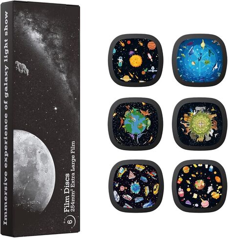 قرص جهاز عرض Galaxy - شريحة جهاز عرض فائقة الدقة، وأجهزة عرض Galaxy المتوافقة وأجهزة عرض طراز SKE-TKQ01 وBL-DQY02 - مجموعة من 6 أقراص in Kuwait