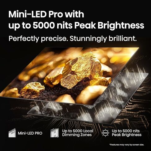 تلفزيون Hisense 75 بوصة U8 Mini-LED ULED 4K UHD Google Smart TV (75U8QG، موديل 2025) QLED، 165 هرتز أصلي، VRR 288، 5000 Nits، HDR10+، Dolby Vision IQ · Atmos، 4.1.2 قناة صوت (متجدد) in Saudi Arabia
