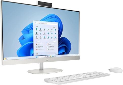 كمبيوتر مكتبي HP 2026 الكل في واحد مقاس 27 بوصة، شاشة لمس FHD مضادة للتوهج، 12 نواة Intel Core Ultra 7 255U، ذاكرة الوصول العشوائي DDR5 سعة 32 جيجابايت، 1 تيرابايت Gen4 SSD، قابل للتعديل، WiFi 6، بلوتوث 5.3، Win 11 Pro، للأعمال والطلاب in Saudi Arabia
