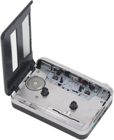 مشغل كاسيت محمول، محول كاسيت USB إلى MP3 مع سماعة رأس، محول مشغل شريط كاسيت محمول لالتقاط الموسيقى إلى قرص مضغوط، in Kuwait