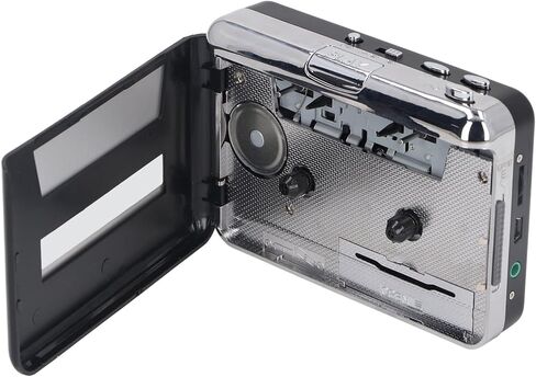 مشغل كاسيت محمول، محول كاسيت USB إلى MP3 مع سماعة رأس، محول مشغل شريط كاسيت محمول لالتقاط الموسيقى إلى قرص مضغوط، in Kuwait