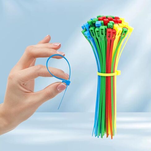 100 PCS 6" Resuable Zip Ties, Cable Ties, Wire Ties, Mechanic Tools, Electronics Tools, Zip Tie in Saudi Arabia