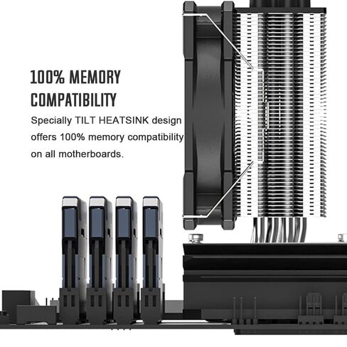 ID-COOLING SE-224-XTS وحدة المعالجة المركزية مبرد 4 أنابيب حرارية وحدة المعالجة المركزية مبرد الهواء 120 مم PWM مروحة وحدة المعالجة المركزية لـ Intel LGA1700/115X/1200؛ ايه ام دي ايه ام 4/ ايه ام 5 in Kuwait