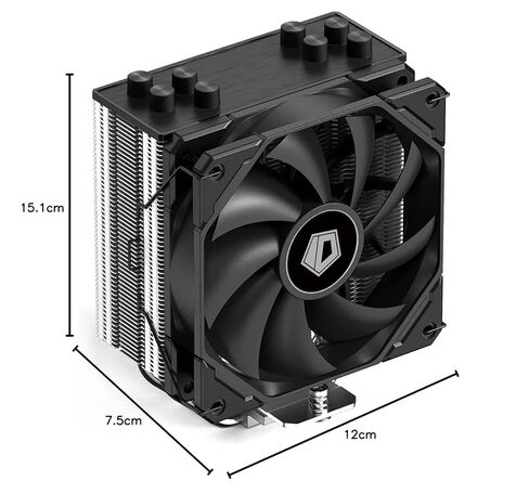 ID-COOLING SE-224-XTS وحدة المعالجة المركزية مبرد 4 أنابيب حرارية وحدة المعالجة المركزية مبرد الهواء 120 مم PWM مروحة وحدة المعالجة المركزية لـ Intel LGA1700/115X/1200؛ ايه ام دي ايه ام 4/ ايه ام 5 in Kuwait