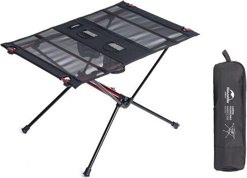 Naturehike Oxford Ultralight Rectangular Folding Table Picnic Camping Table Kitchen Table Portable Hiking Camping Outdoor (Black) in Saudi Arabia