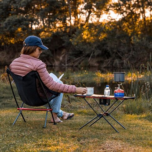 Naturehike Oxford Ultralight Rectangular Folding Table Picnic Camping Table Kitchen Table Portable Hiking Camping Outdoor (Black) in Saudi Arabia